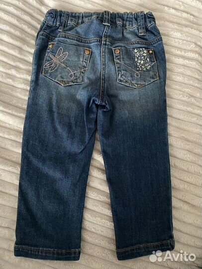 Джинсы, свитшот, платье Next на девочку 86р