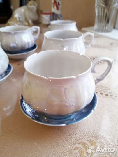 Чашка с блюдцем набор 6шт