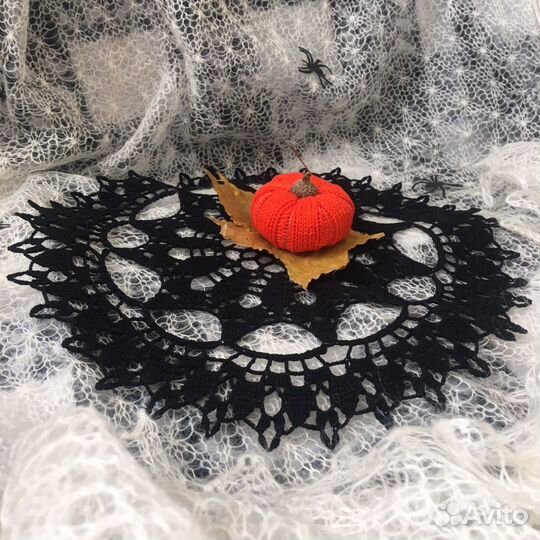 Подарок Снежинка Салфетка Крючком