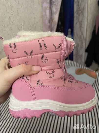 Ботинки зимние для девочки 22 размер
