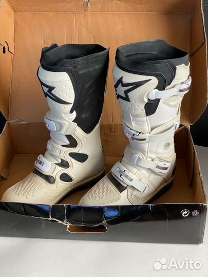 Мотоботы Alpinestars tech 8 white