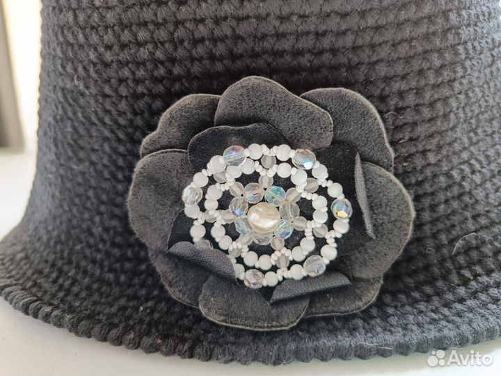 Шляпа вязанная