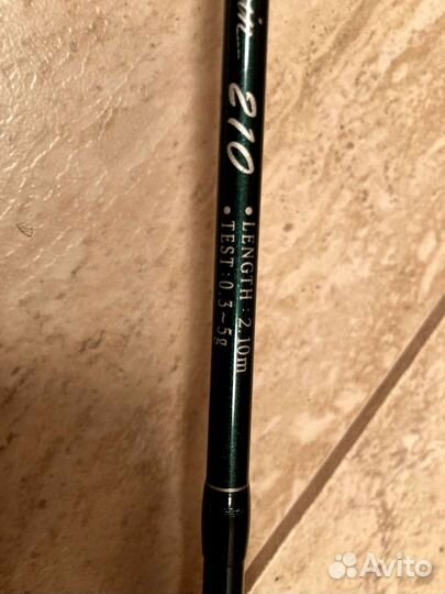 Спиннинг ультралайт Cara Noble 210 с блеснами