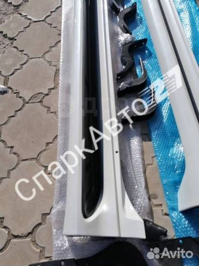 Пороги(подножки) Toyota Prado150/Lexus GX460 с мет