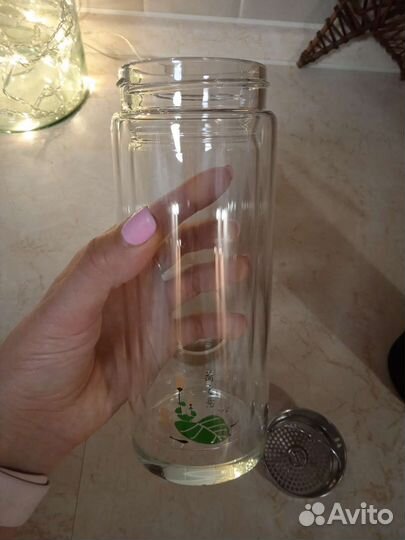 Термос стеклянный