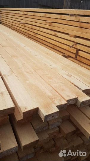 Доска обрезная 50х100х6000 от производителя 1 сорт