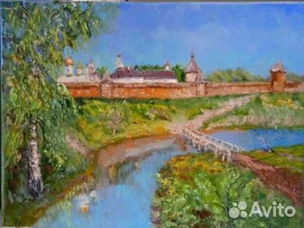 Картина маслом на холсте пейзаж