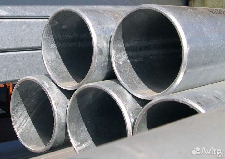 Труба на столбы для забора 76х3 новая