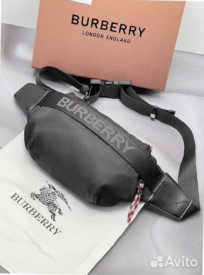 Барсетка Burberry люкс качество, натуральная кожа