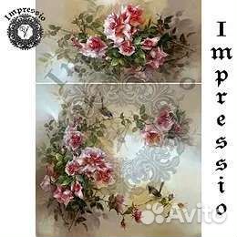 Декупажные карты цветочные