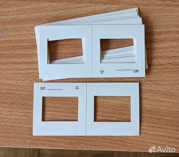 Картонные рамки для стереоскопа