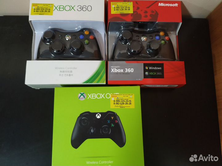 Джойстики Xbox 360, One, Series