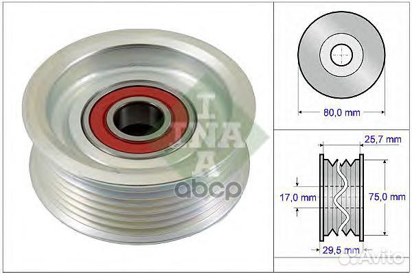 Ролик обводной приводного ремня 532058710 Ina