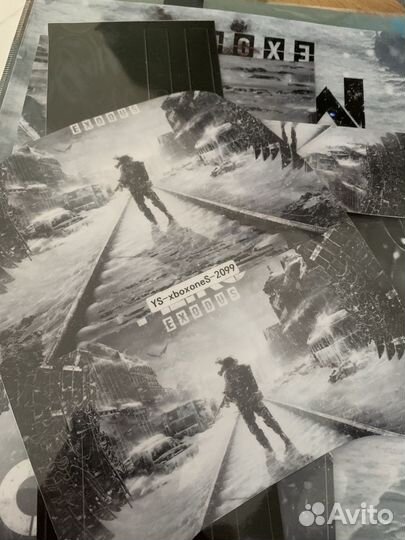 Виниловые наклейки для Xbox one S: Metro exodus