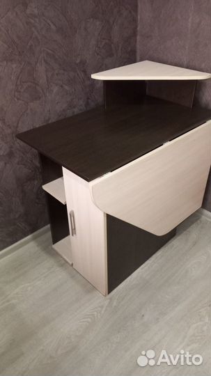 Угловой компьютерный стол Троя-3 Раздвижной