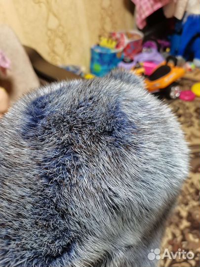 Шапка норковая женская ушанка