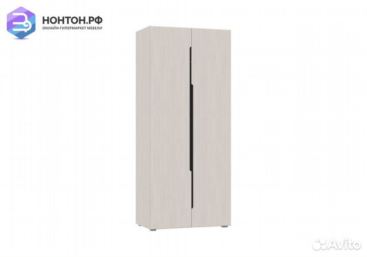 Шкаф 2-створчатый Эколь сандал светлый