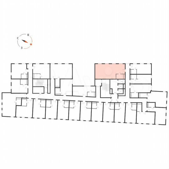 2-к. апартаменты, 57,9 м², 4/10 эт.