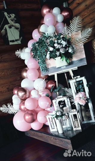 Оформление юбилея, свадьбы, выпускного, фотозоны