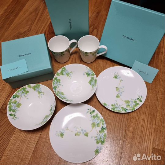 Набор столовой посуды Tiffany Leaves