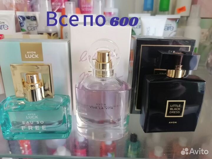 Духи женские Avon, гель для душа