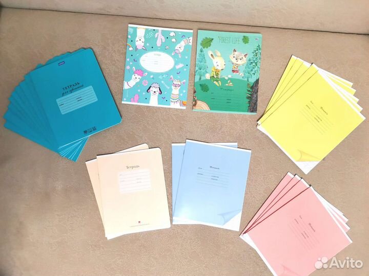 Тетради в частную косую линию