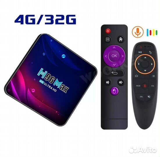 H 96 MAX новая Андроид TV приставка
