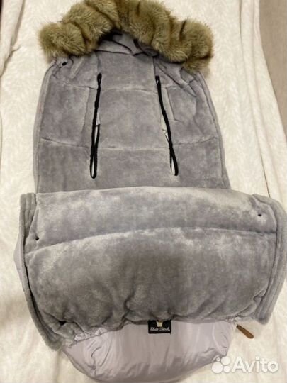 Зимний конверт в коляску Luxbay