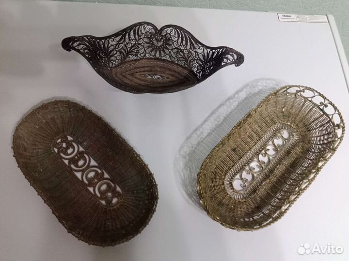 Конфетница мельхиор СССР