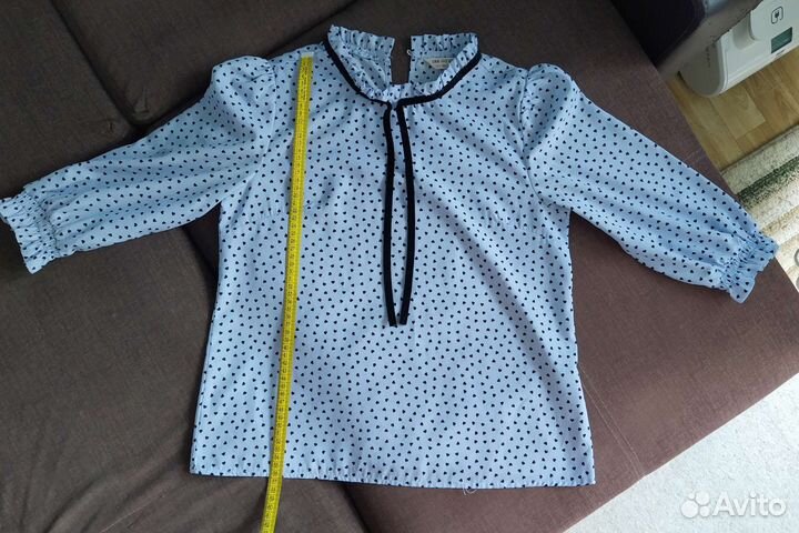 Блузка школьная, рост 158-164см