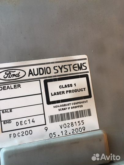 Ford mondeo 4 магнитола