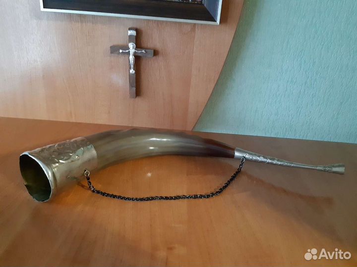 Рог натуральный сувенирный. СССР