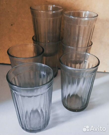 Стаканы граненые, в наличии 100 шт