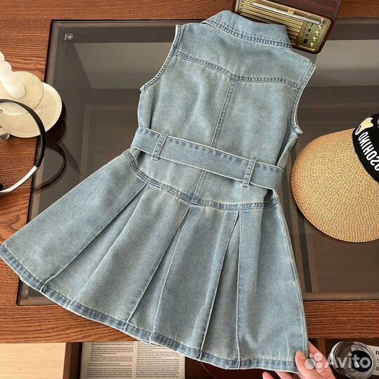 Джинсовое платье для девочки