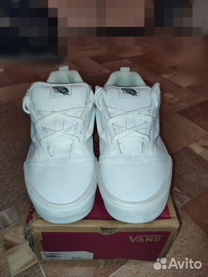 Кеды Vans Knu Skool Leather White