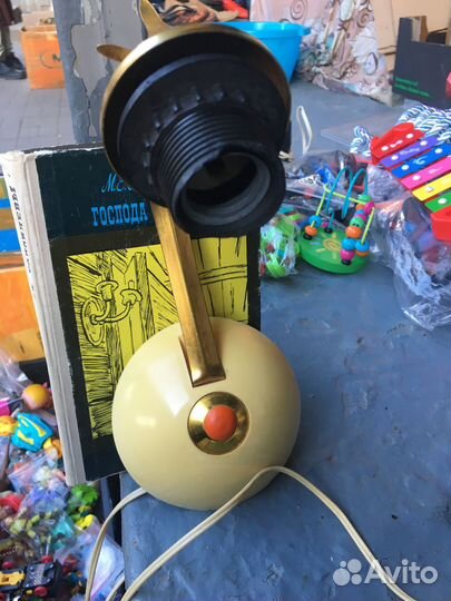 Светильник СССР бра цветок металл