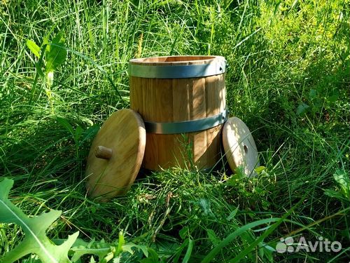 Кадка дубовая 7 л
