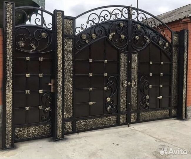 Ворота кованые