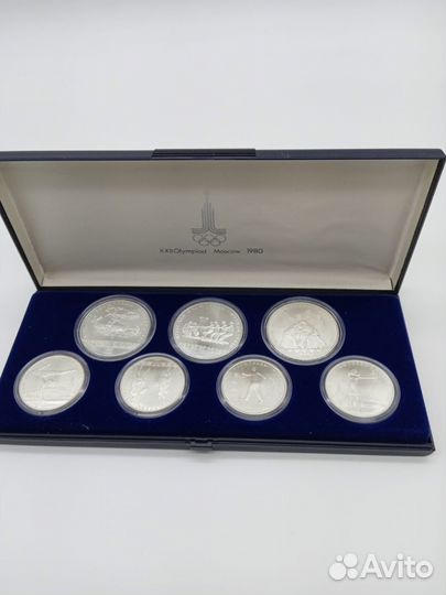 Серебряные монеты олимпиада 1980