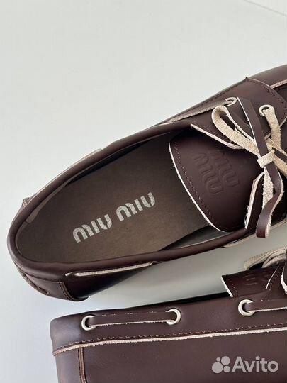 Лоферы Miu Miu