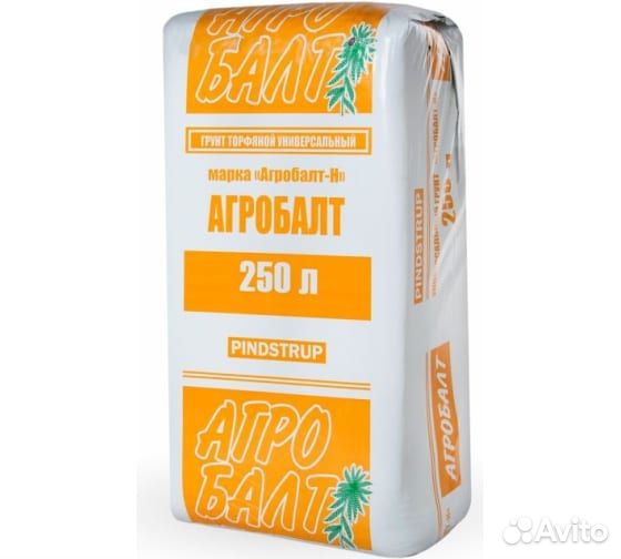 Торф агробалт 250л, 70л