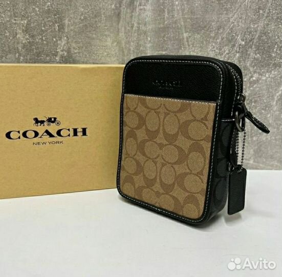 Сумка через плечо мужская Coach