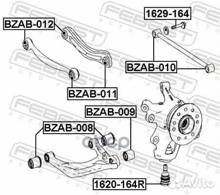 Сайлентблок mercedes benz ML 280 CDI 4matic, ML