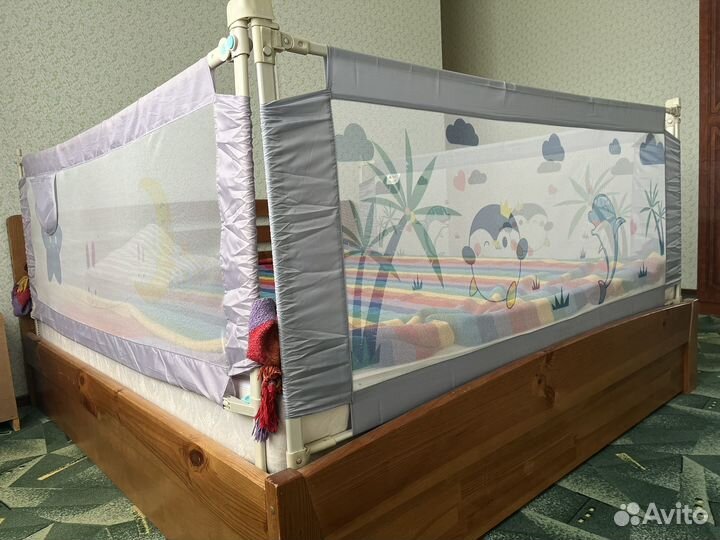 Бортики защитные на взрослую кровать