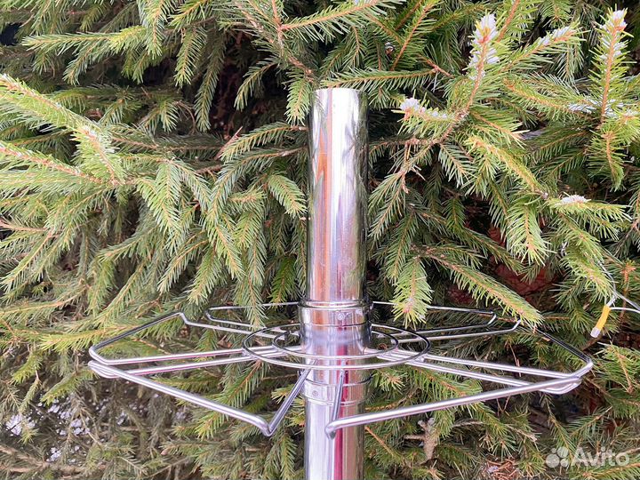 Барная стойка для кухни хром 144 см