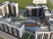 1-к. квартира, 38,1 м², 7/9 эт.