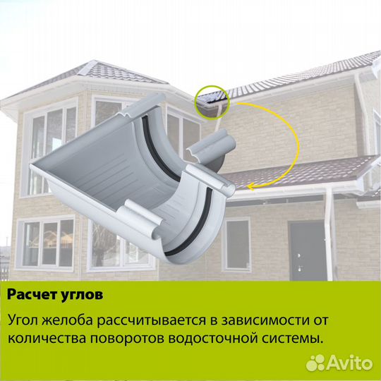 Угол желоба 90 Альта-Профиль 