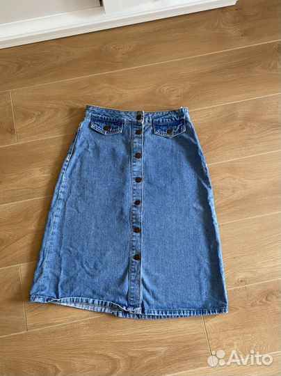 Джинсовая юбка zara