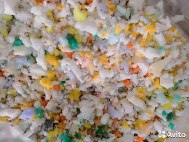 Поролон. Поролоновая Крошка