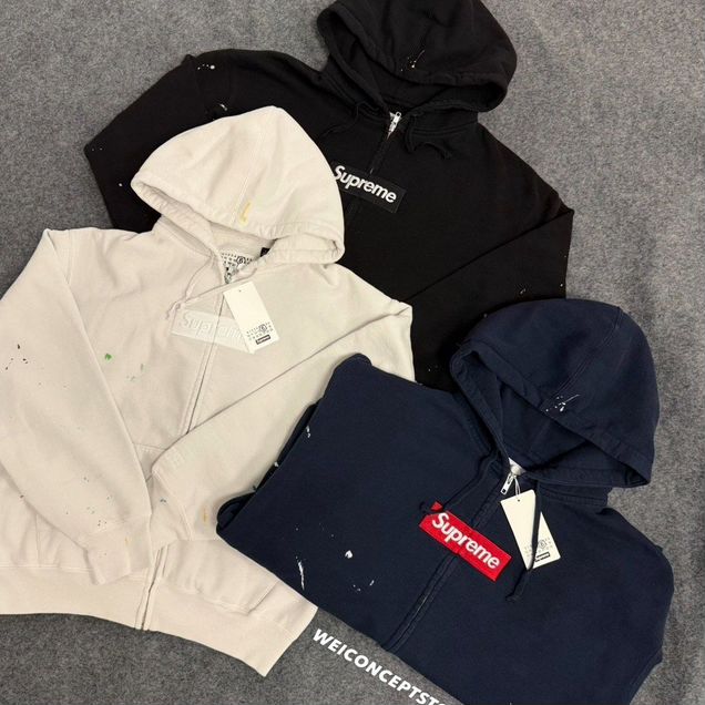 Худи Supreme x MM6 Maison Margiela Foil Box